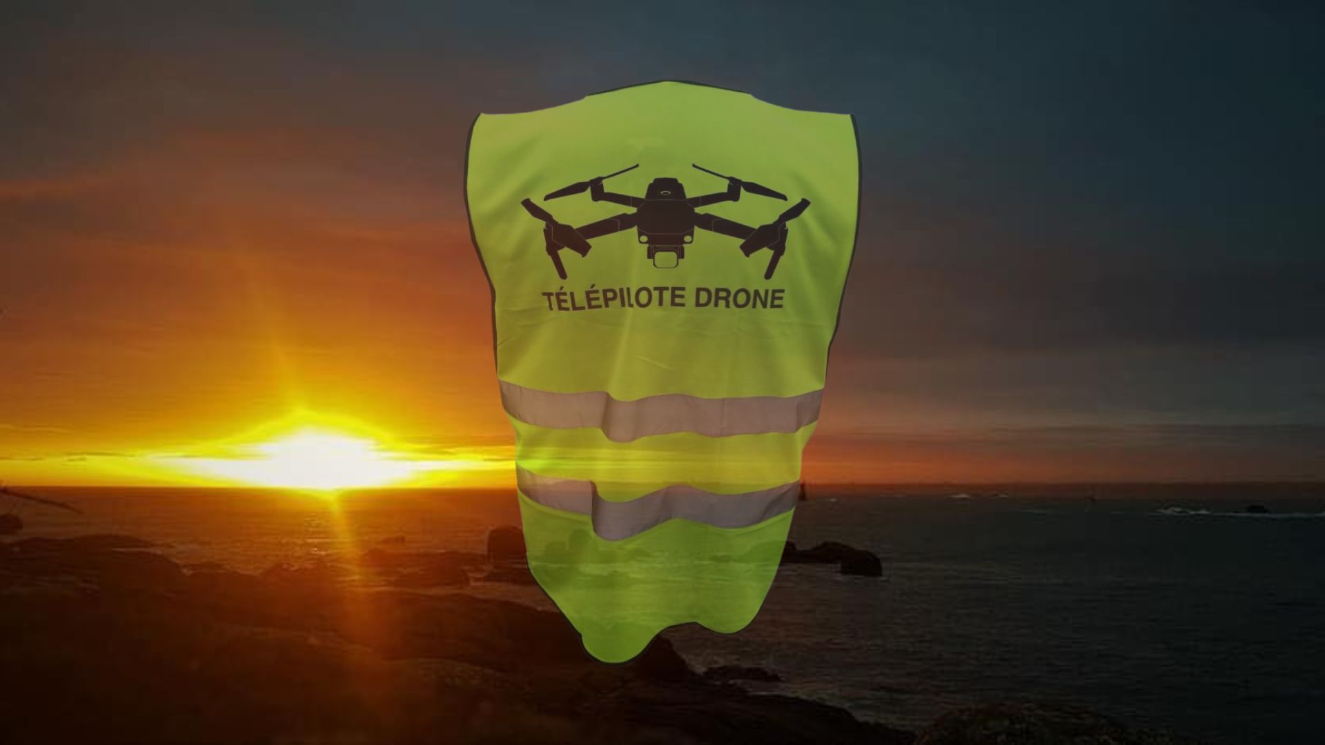 Pilotage de drone professionnel à Concarneau
