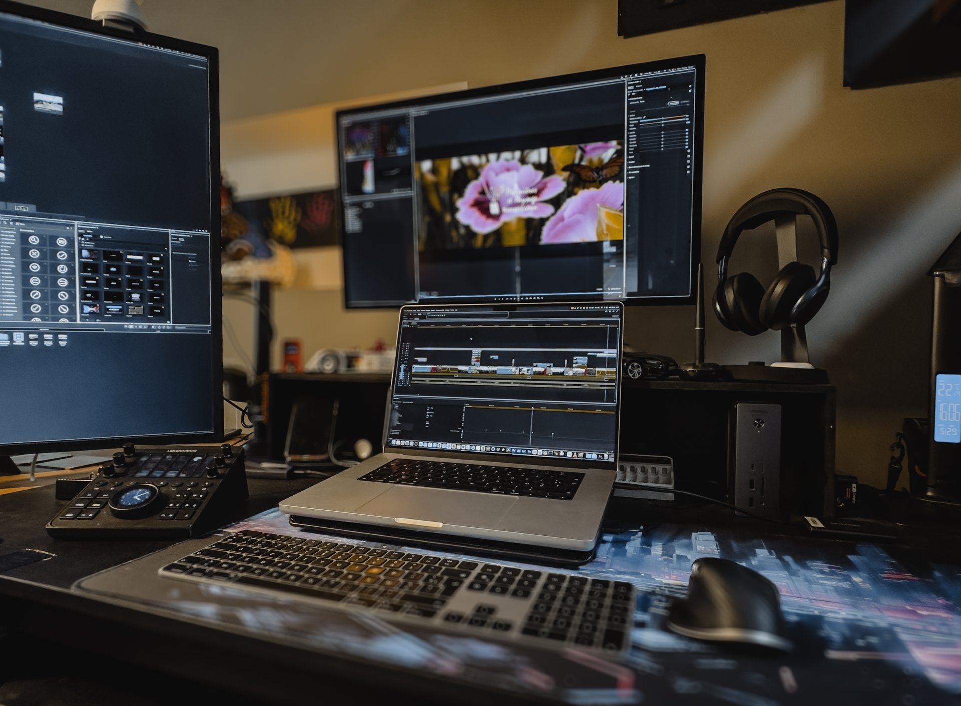 Station de montage vidéo professionnelle