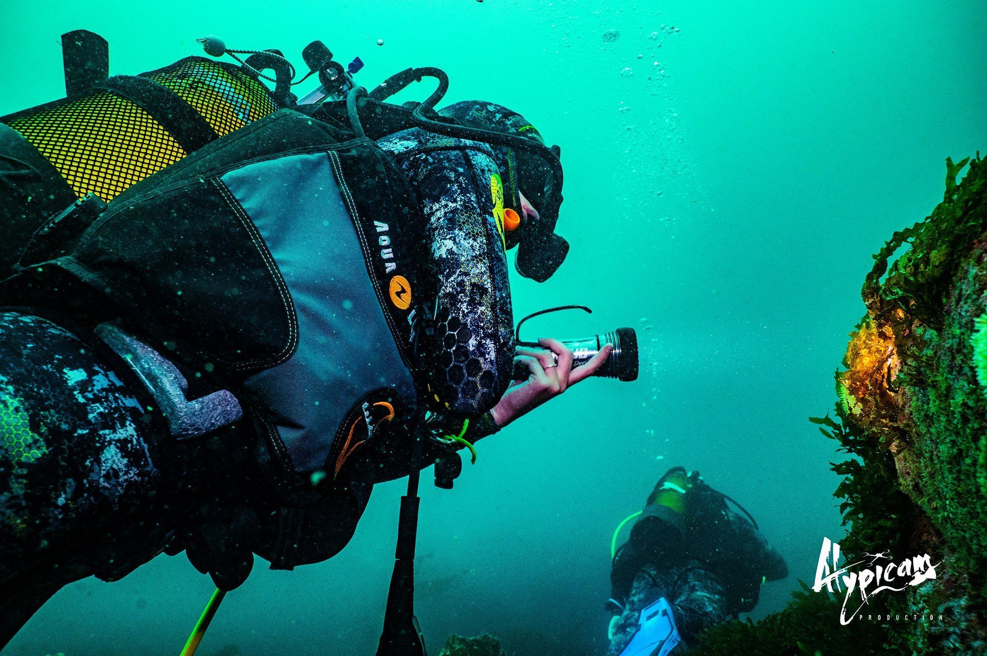Tournage sous-marin pour film institutionnel de chantier naval