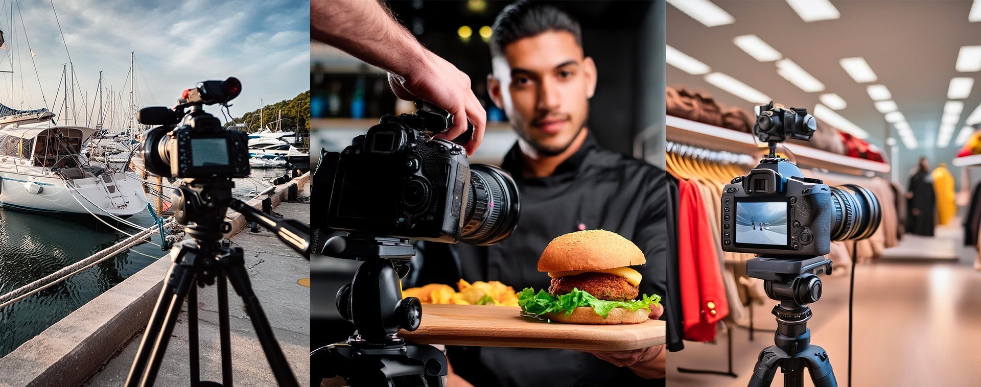 Production vidéo commerciale professionnelle à Concarneau - Studio de tournage 4K et drone certifié en Bretagne